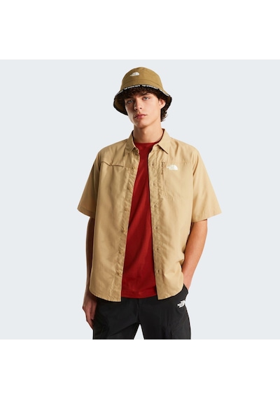 The North Face M Sequoıa Short Sleeve Shırt Erkek Tişört Nf0a8fu6lk51 Haki