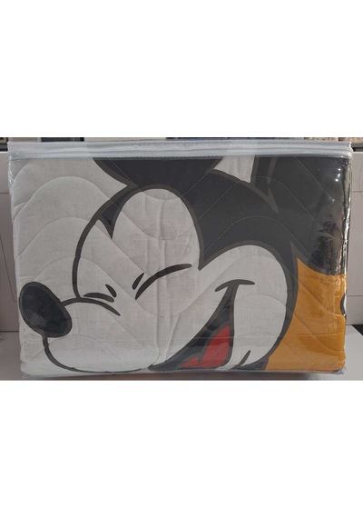 Lisanslı Disney Çocuk Yatak Örtüsü Takımı Tek Kişilik Mickey Fantastic Kırmızı