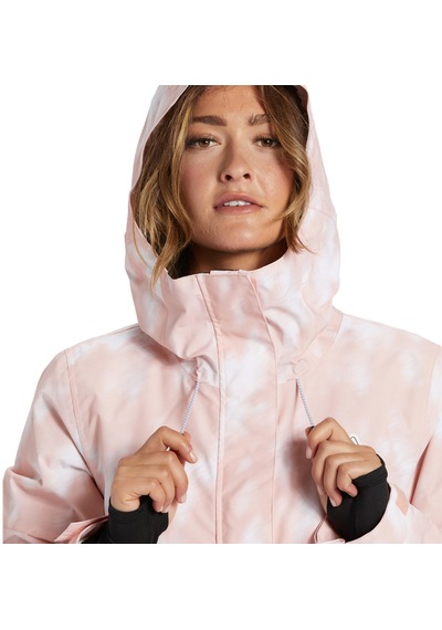 Dc Dc Kadın Snowboard Ceketi Cruiser Pembe Desenli Xmmz Pembe