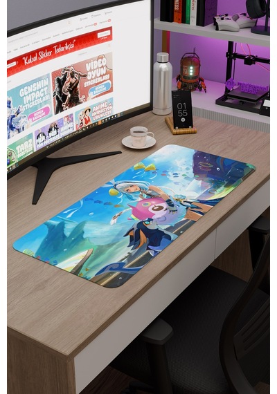 Mualani Genshin Impact Anime Gacha V5 - 70x30 Xl Gaming Mouse Pad Fare Altlığı
