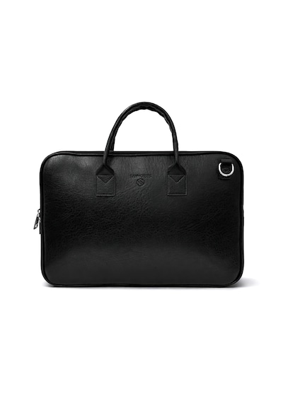 Sanmorris Unisex 15.6 İnç Uyumlu Suni Deri Darbe Korumalı Laptop Ve Evrak Çantası 1446 Siyah