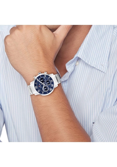Tommy Hilfiger Th1710728 Erkek Kol Saati Metalik Gri