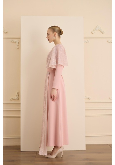 Senna Hazel Dress Pudra Pudra