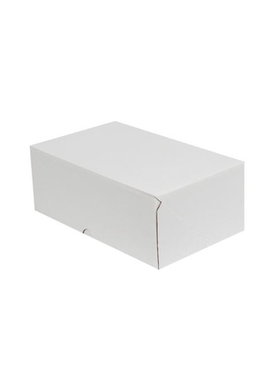 Beyaz Kilitli Kargo Kutusu / Ebat: 35x24x14 cm