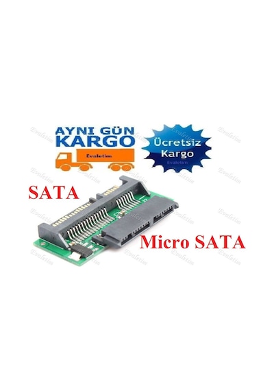 Micro Sata To Sata Çevirici Adaptor 5144P 7+9 7+15 Pin 1.8 2.5 Pc