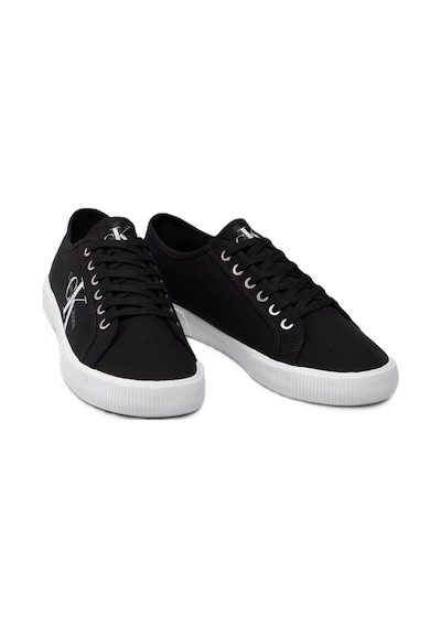Calvin Klein Ess Vulcanized Low Loceup Mens Sneaker Erkek Günlük Spor Ayakkabı Siyah-beyaz Calvin Klein Ess Vulcanized Low Loceup Mens Sneaker Erkek Günlük Spor Ayakkabı Siyah-beyaz