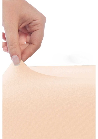 Tek Kişilik Düz Penye %100 Pamuklu Lastikli Çarşaf 100x200 Cm Newsheet Somon Renkli