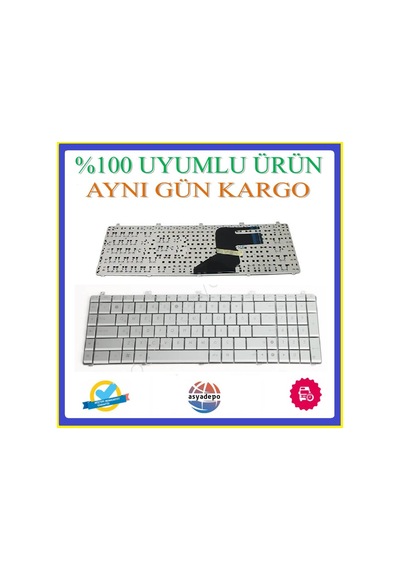 Asya.Depo Asus Uyumlu Mp-11A13Us6920, 04Gn5F1Kus00-2 Klavye Tuş Takımı Gümüş Tr