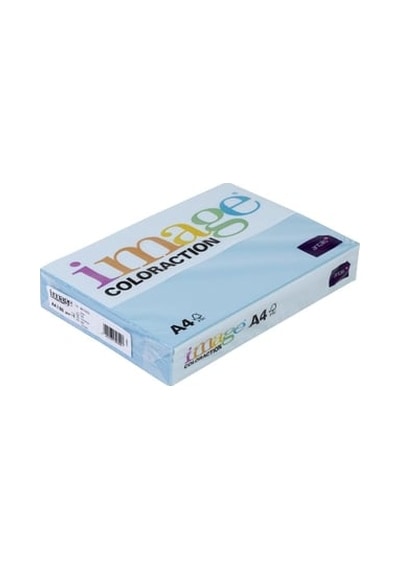 Image Coloraction A4 80 Gr Açık Mavi Renkli Fotokopi Kağıdı - 5 Paket 1 Koli - 2.500 Yaprak