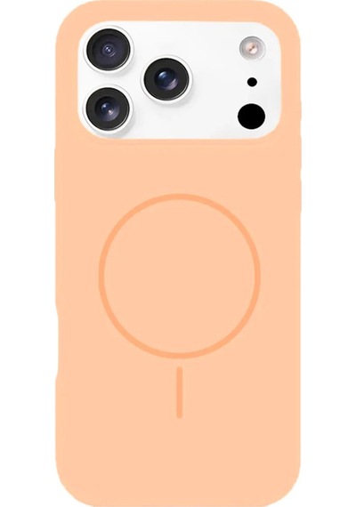 Bikapak Magsense Apple Uyumlu iPhone 17 Pro Turuncu Kapak Turuncu