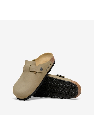 Terlik Kadın 1033154 Birkenstock Boston Bf Nu Faded Khakı Haki