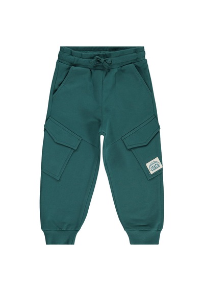 Civil Boys Basic Kargo Cepli 2-5 Yaş Eşofman Altı - Yeşil Koyu Yeşil