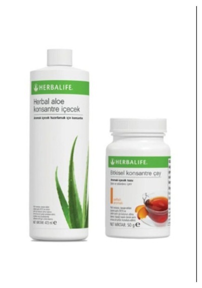 Herbalife Şeftali Aromalı Cay Ve Alovera Mangolu Konsantre Içecek