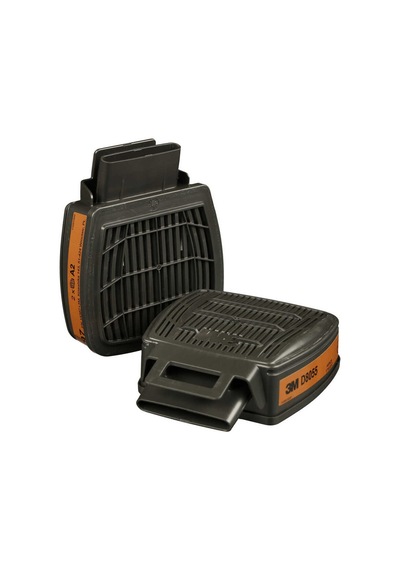 3M D8055 Secure Click Dual Flow A2 Gaz ve Buhar Filtresi (1 Çift)