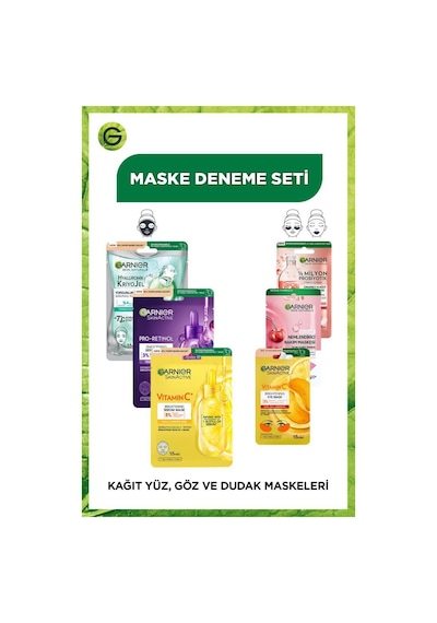 6'lı Kağıt Maske Deneme Seti pktgrnkagitmaskeset-10718