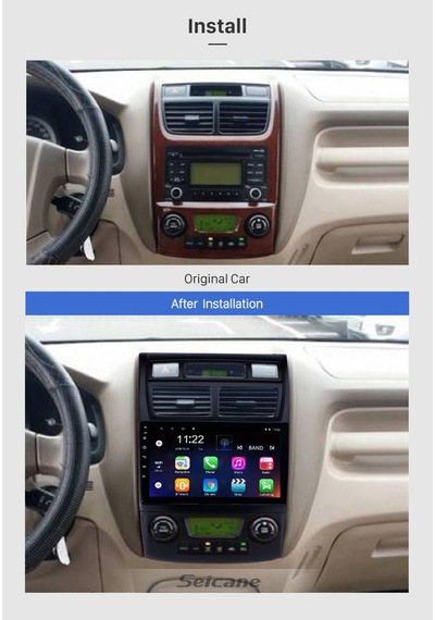 Kıa Sportage Dijital / Manuel 2007-2010 Uyumlu Multimedya Navigasyon Usb Kamera Carplayer