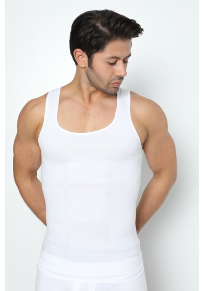 Form Angel 6012 Erkek Korse Atlet  Beyaz