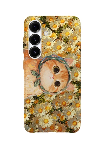 Samsung Galaxy A15 Uyumlu Baskılı Şeffaf Telefon Kılıfı Koleksiyon: Kawaii Cat 2