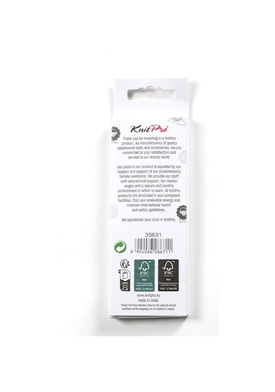 Knitpro Zing Değiştirilebilir Misinalı Şiş Seti 13 Cm Basix Beech Normal I.chng Ndl -3.00mm 35631
