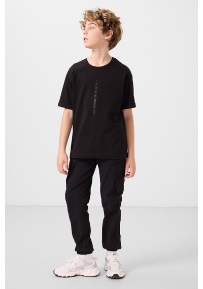 Oversize Fit Baskılı 3lü Paket Siyah-fiesta-açık Mavi Erkek Çocuk T-shirt - 11301 Siyah-fiesta-açık Mavi Oversize Fit Baskılı 3lü Paket Siyah-fiesta-açık Mavi Erkek Çocuk T-shirt - 11301 Siyah-fiesta-açık Mavi