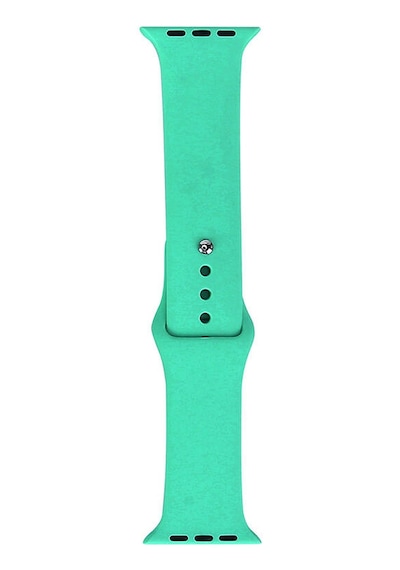 Mobilteam Watch 7 45mm Band Serisi Klasik Kordon Silikon Strap Kayış-spearmint Green