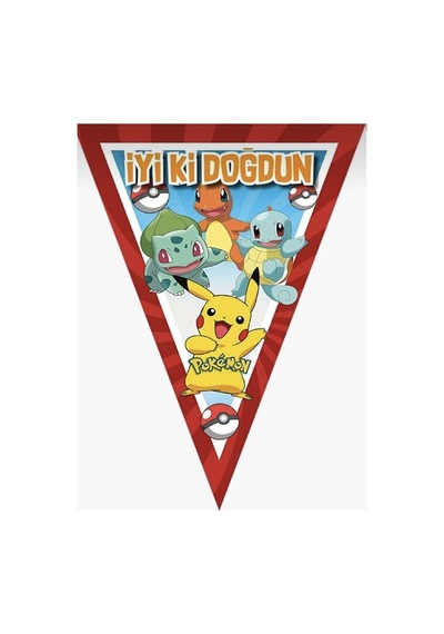 Pokemon 16 Kişilik Doğum Günü Parti Malzemeleri Seti 4 Yaş