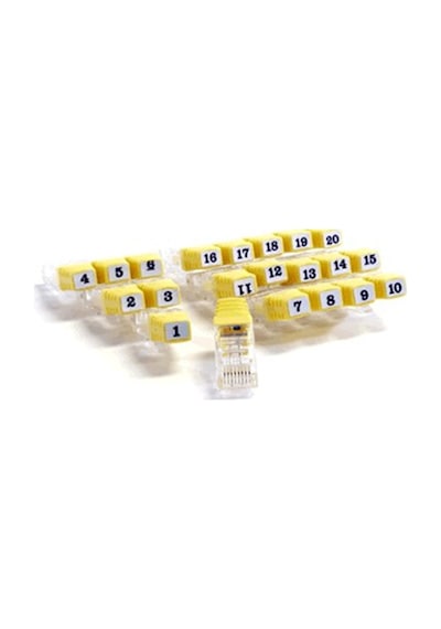 Resi-tester Tm Cihazları İçin 1 Set 1 İle 20 Arası Rj45 Kablo Belirleyicisi Wiremapper -18136