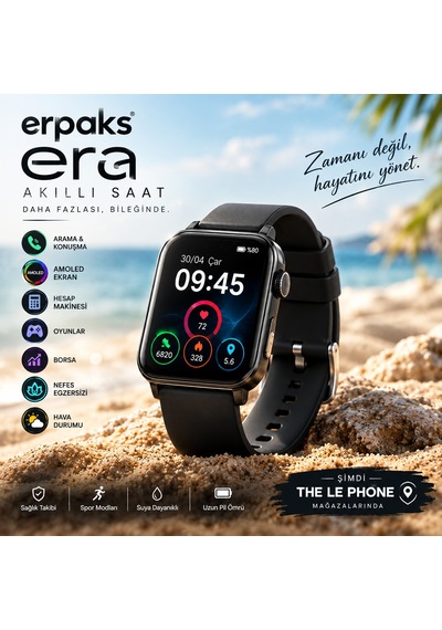 Erpaks Era Akıllı Saat (İthalatçı Garantili)
