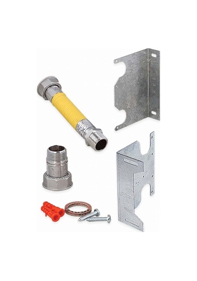 Sayaç Bağlantı Flex Seti - Makaronlu Paslanmaz - 20 Cm - 13890