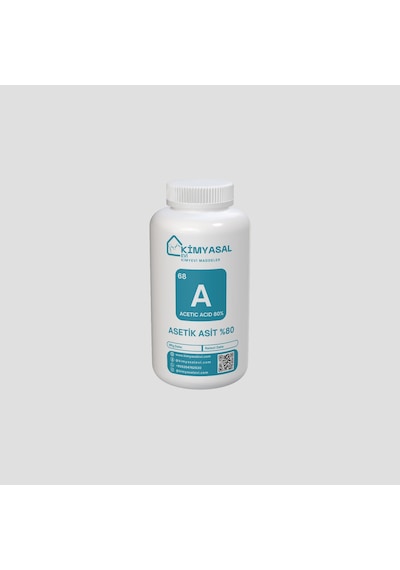Kimyasal Evi 068 Asetik Asit % 80 Sirke Asidi-Acetic Acid 80% 500 G