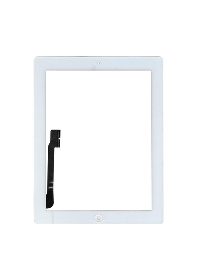 Apple Uyumlu iPad 4 Butonlu Dokunmatik Beyaz
