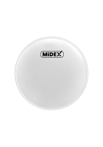 Midex Dr-18wh Beyaz Renk 18 İnç Bas Kick Bateri Davul Derisi Drumhead 18'' İnch 45.72 Cm