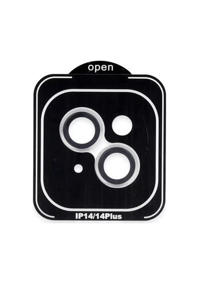 iPhone  Uyumlu  14 Pvd Metal Kamera Lens - Gümüş