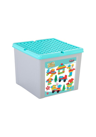 03 592 Midi Blok Seti 98 Parça 9 Litre Saklama Kabı -pilsan Oyuncak