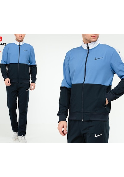 Nike Ea-4058 Battal Beden Erkek Polyester Eşofman Takımı Lacivert