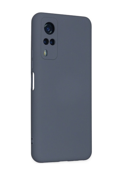 Y53s Kılıf Nano İçi Kadife Silikon - Gri Bz8683140313319