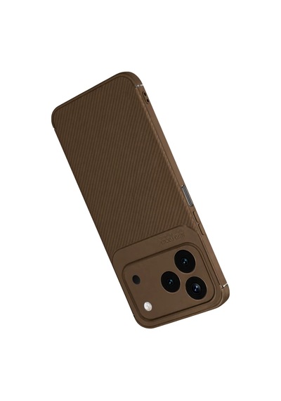 Tecno Spark 50 4g Auto Focus Karbon Kapak - Kahverengi
