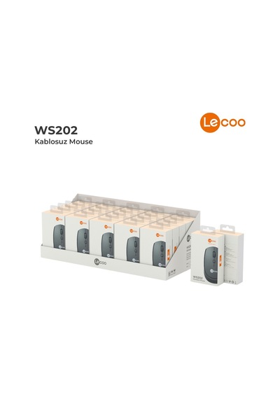 Lecoo Ws202 Kablosuz 1200dpı 4 Tuşlu Optik Mouse Ws202