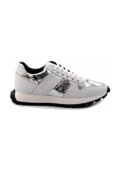 Bambi Beyaz Beyaz Hakiki Deri Erkek Sneaker E01401086603 Beyaz