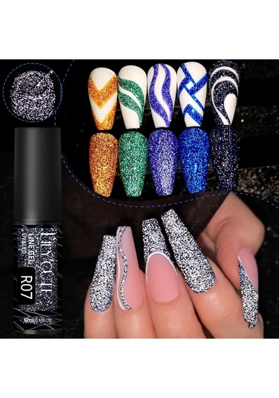 Lily Cute Reflective Glitter Nail Art Çizim Ojesi R08 54152-2
