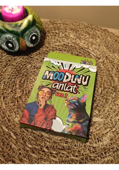 Moodunu Anlat Oyunu Gen Z - Kese Hediyeli 50 Kart Eğlenceli Kart Oyunu
