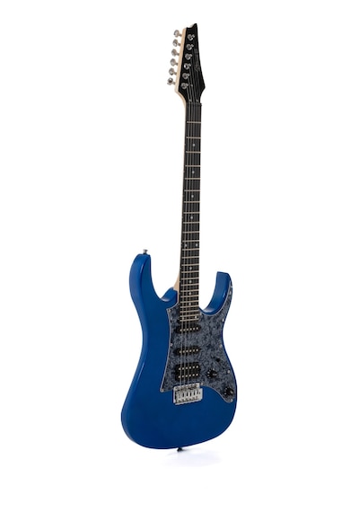 Strauss Esh-22 Mbl Elektro Gitar Hss - Metalik Mavi Set Anfi-softcase-askı-tel-kablo-pena