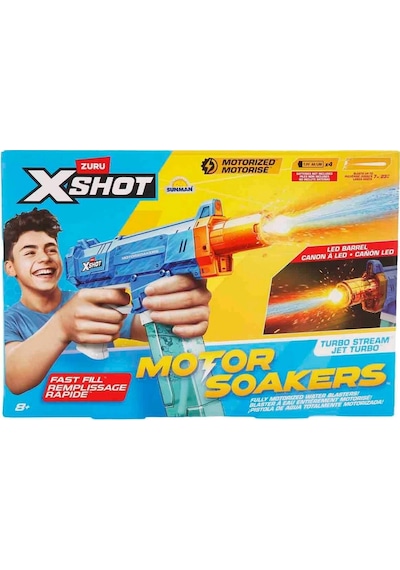 X-shot Motor Soakers Turbo Stream Fast Fill Su Tabancası 33 Cm