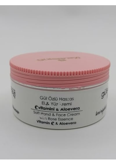 Aloe Vera Ve E Vitaminli Gül Özlü Hassas El Ve Yüz Kremi 250ml