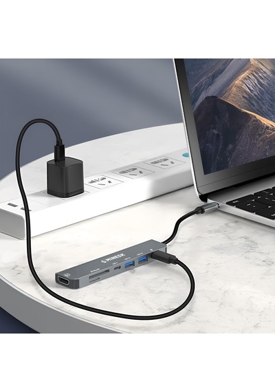 Macbook İle Uyumlu Usb-c Hub Çoklayıcı Hdmı/sd Card/micro Sd/usb 2.0/usb 3.0/usb-c/pd 100watt /