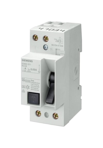 Sıemens Monofaze Kaçak Akım Koruma Rölesi 40A 30Ma 5Sm1314-0