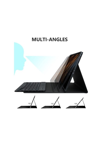 Samsung Galaxy Uyumlu Tab S8 Ultra Sm-x900 X903 X905 X906 Kılıf Kablosuz Klavyeli Kılıf Mobax Türkçe Klavye