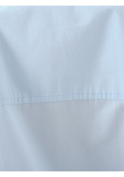 Oversize Fit Kadın Gömlek U.kol Açık Mavi