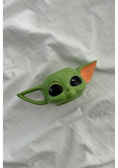 Mobgift Baby Yoda Figürlü 3 Boyutlu Seramik Kupa