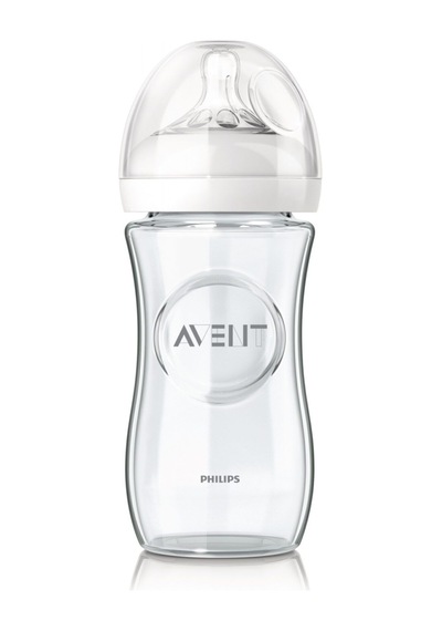 Natural Güvenli Cam Biberon 240ml 1 Ay 8710103876236